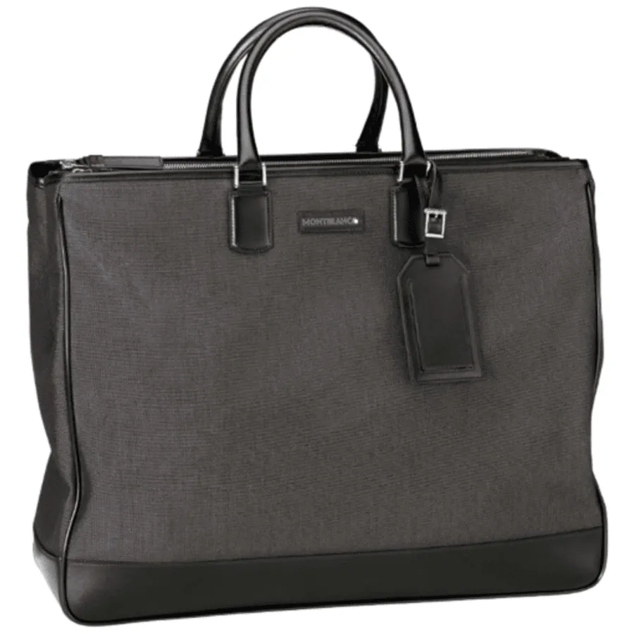 Montblanc Meisterstuck Grey Fabric Tote Bag Women's Tote Bag 106739