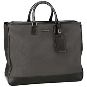 Montblanc Meisterstuck Grey Fabric Tote Bag Women's Tote Bag 106739