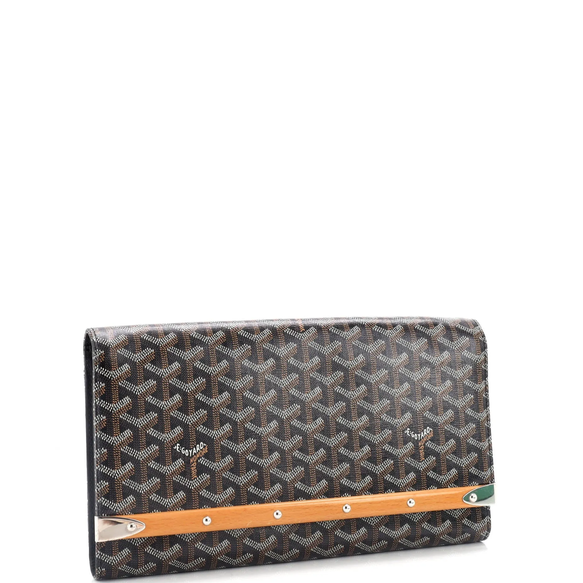 Monte Carlo Clutch Coated Canvas MM