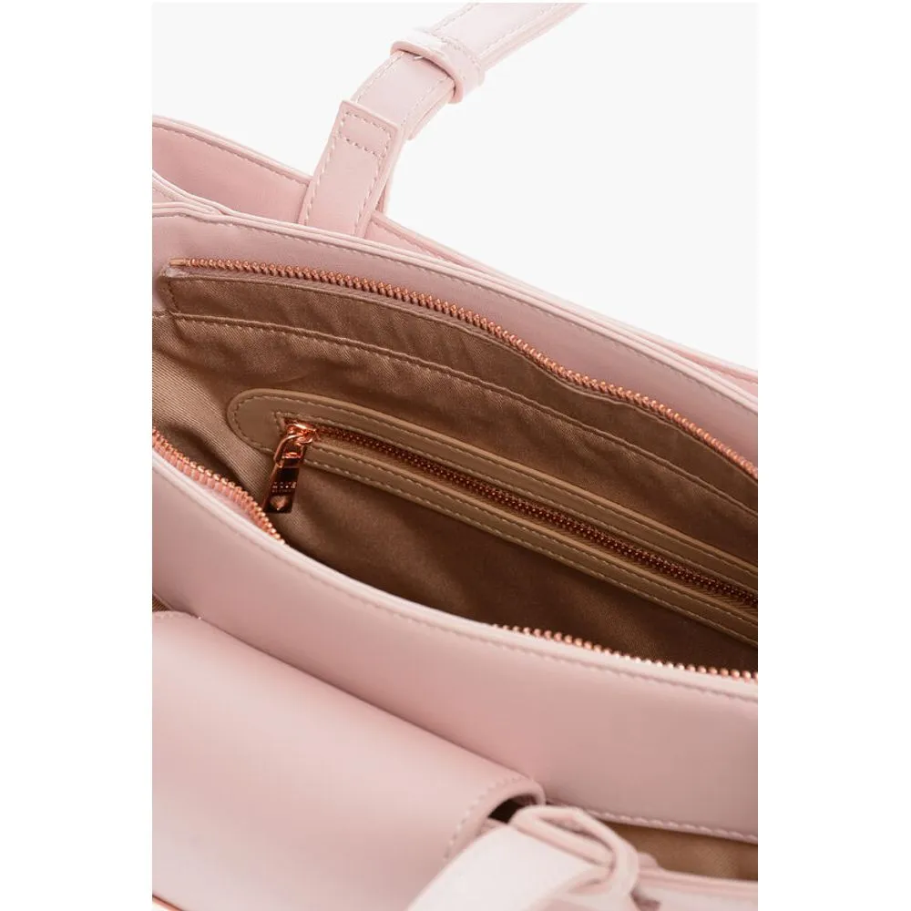 Moschino LOVE 3 Compartment Faux Leather Tote Bag
