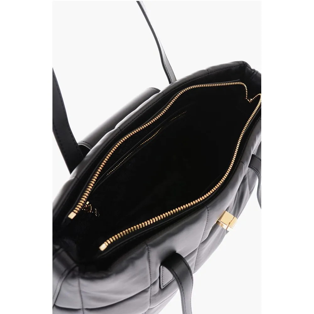 Moschino LOVE Faux Leather Padded Tote Bag