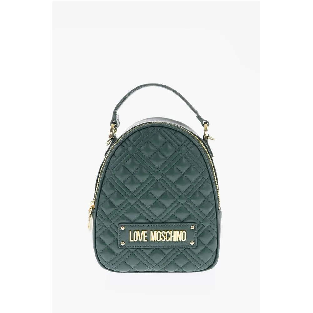 Moschino LOVE quilted faux leather bag with removable shoulder strap