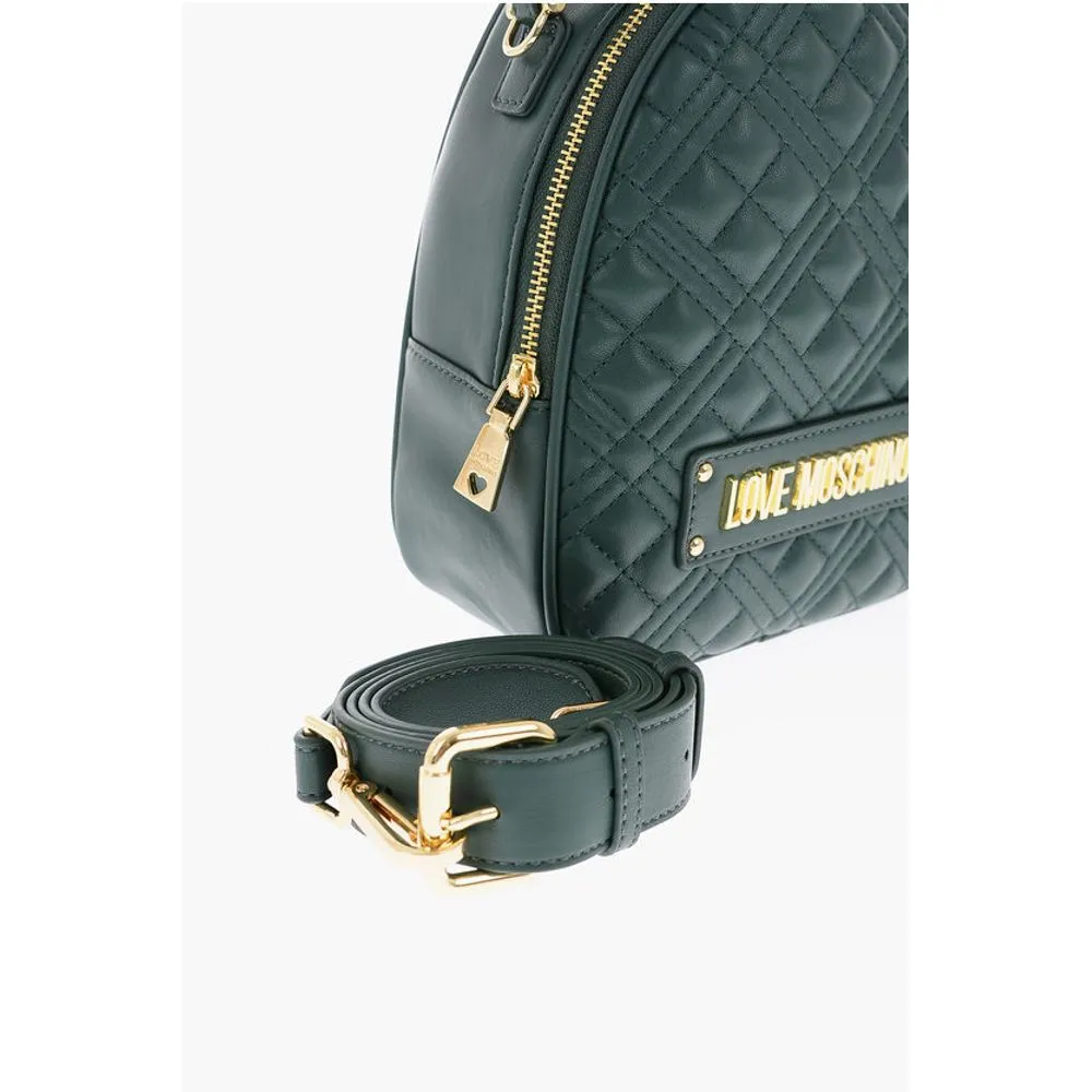 Moschino LOVE quilted faux leather bag with removable shoulder strap
