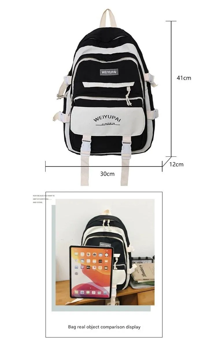 Multi Pockets Large Capacity Shoulder Bag 1222