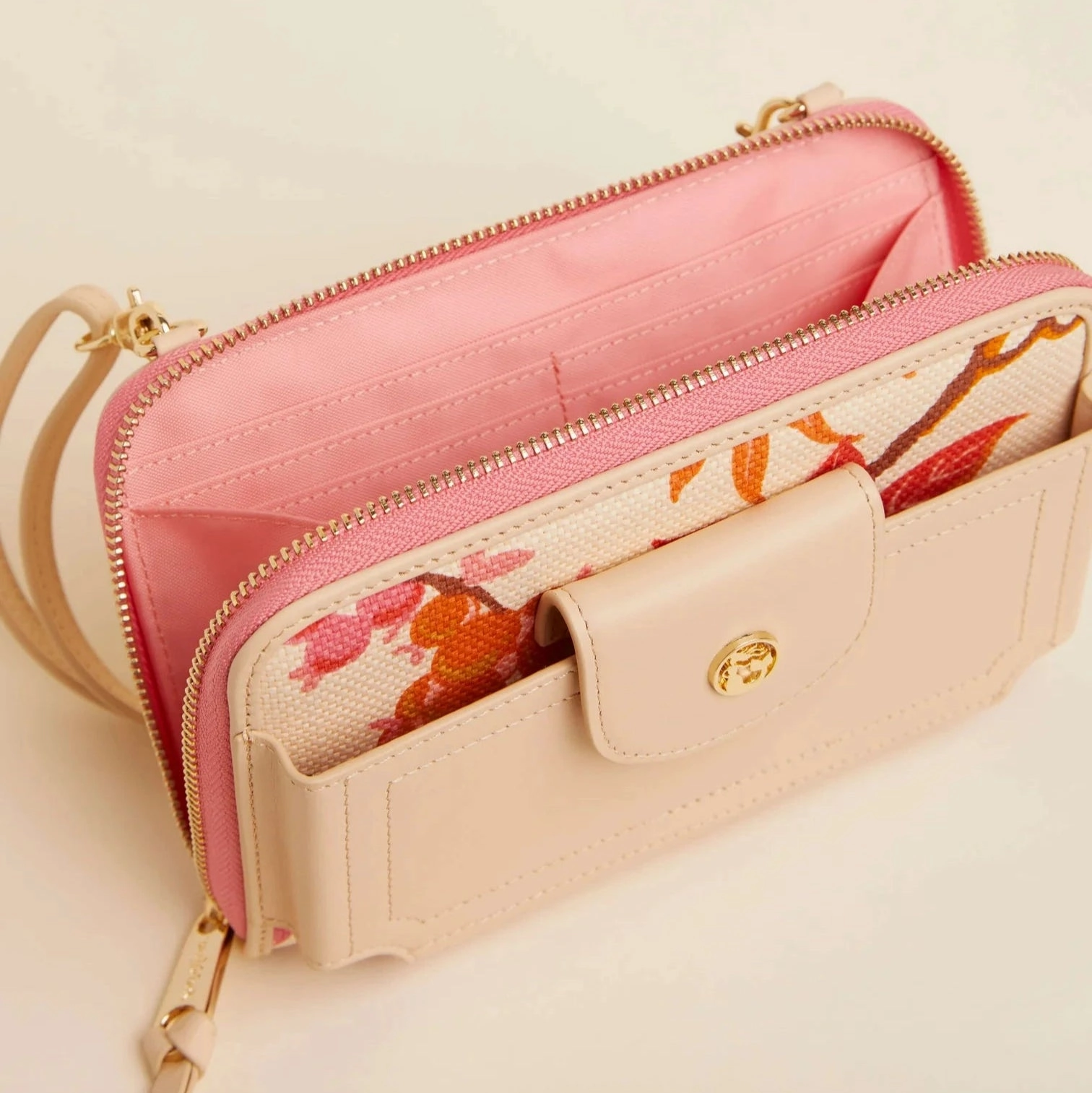 Multi Phone Crossbody Richmond Hill Cream