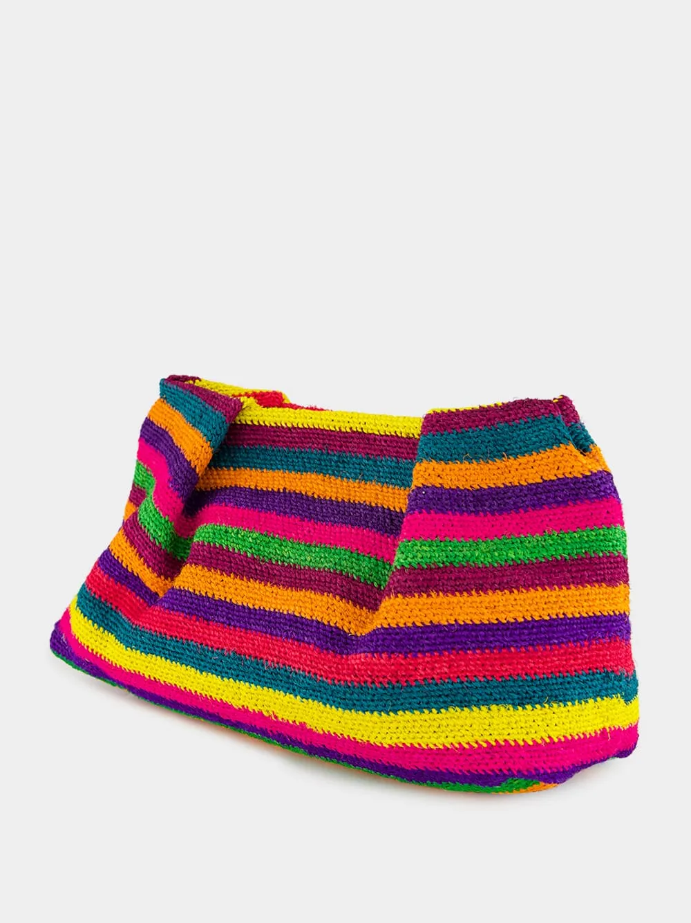 Multicolour Striped Pouch Sisal Mini