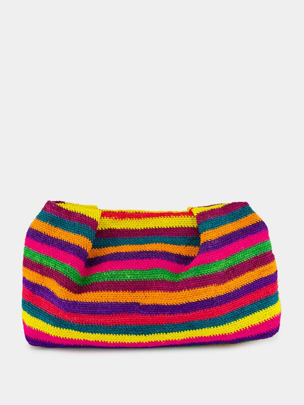 Multicolour Striped Pouch Sisal Mini