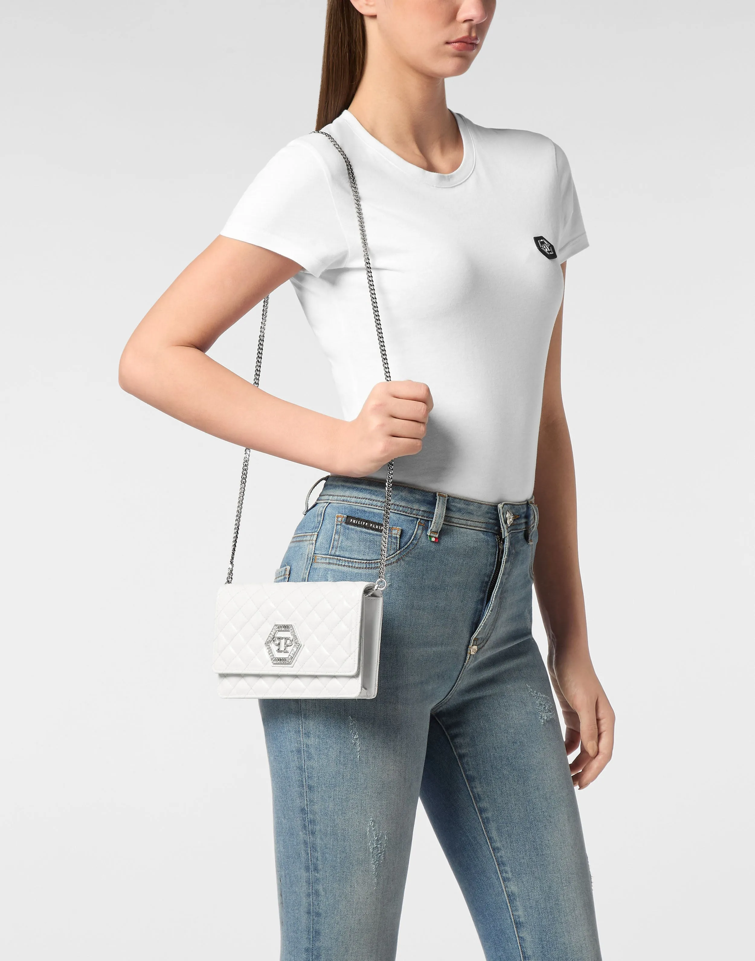 Nappa Leather Mini Shoulder Matelasse