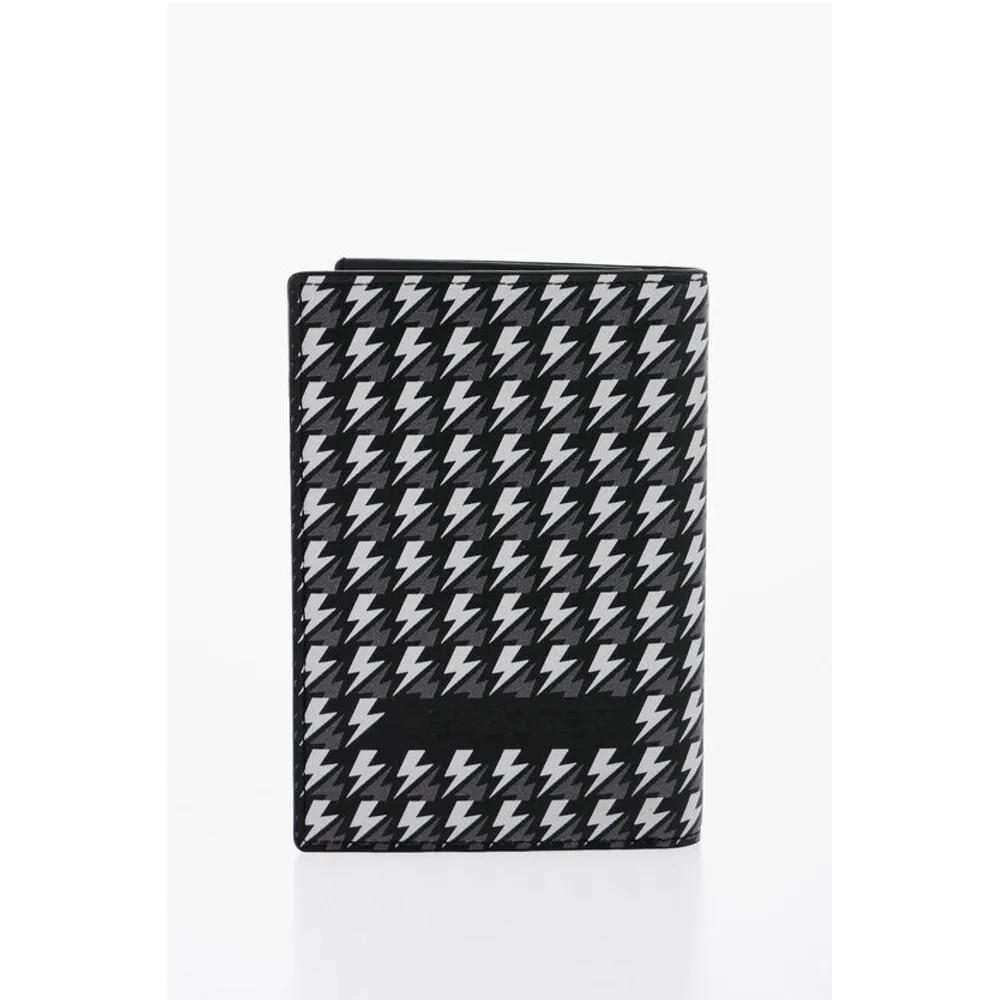 Neil Barrett All Over Logo Leather Wallet