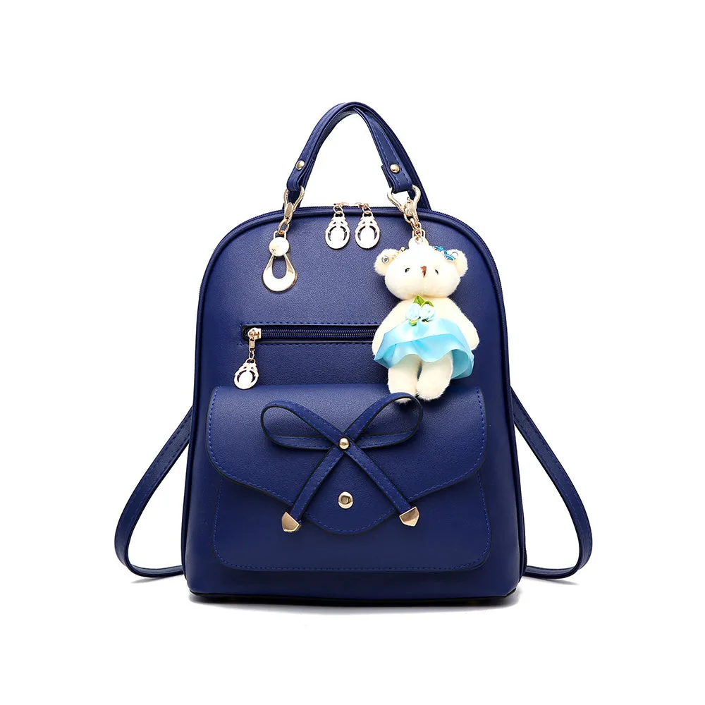 New Fashion Backpack Bow Backpack Schoolbag