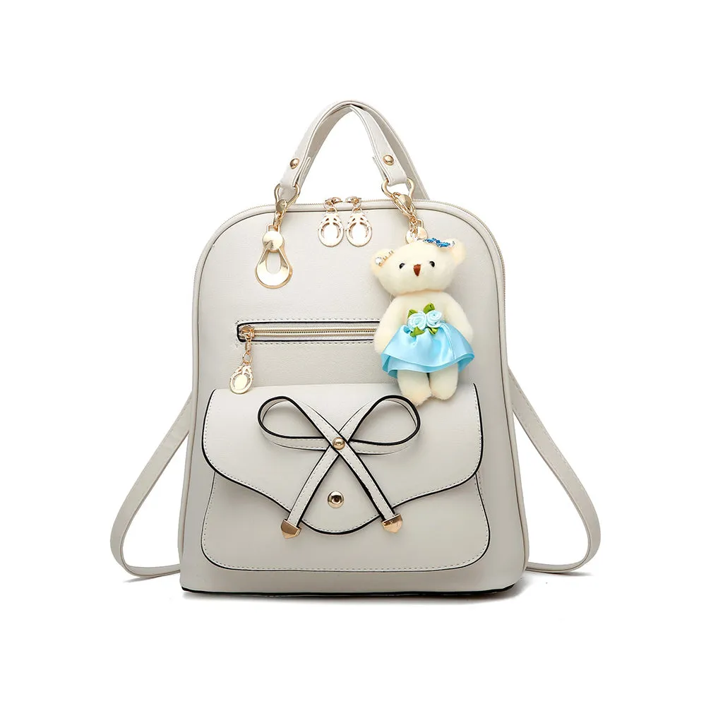 New Fashion Backpack Bow Backpack Schoolbag