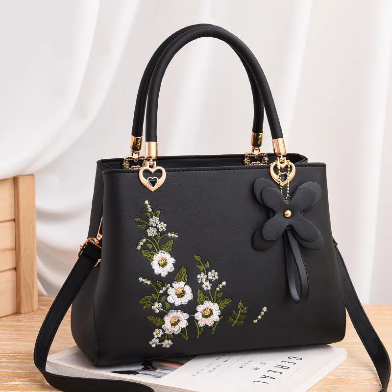 New Fashion Embroidered Large Capacity Diagonal Shoulder Bag