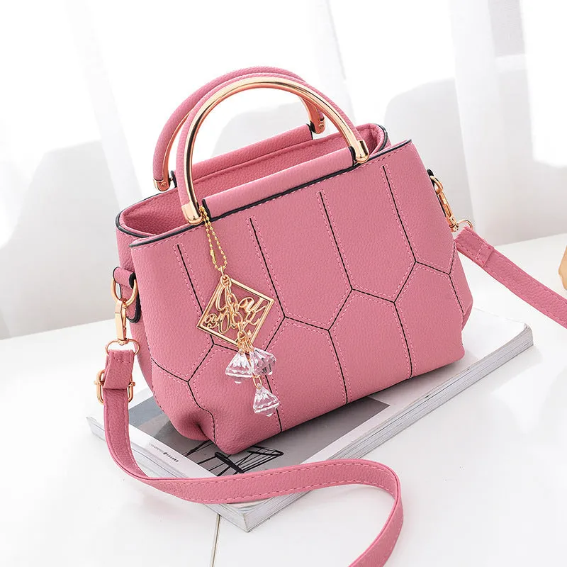 New Fashion Handbag Embroidered Thread Shoulder Bag