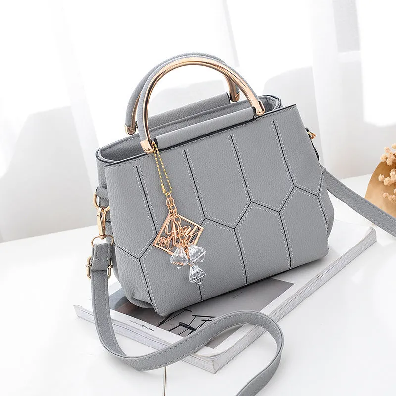 New Fashion Handbag Embroidered Thread Shoulder Bag
