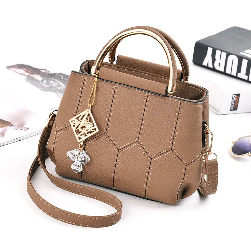 New Fashion Handbag Embroidered Thread Shoulder Bag