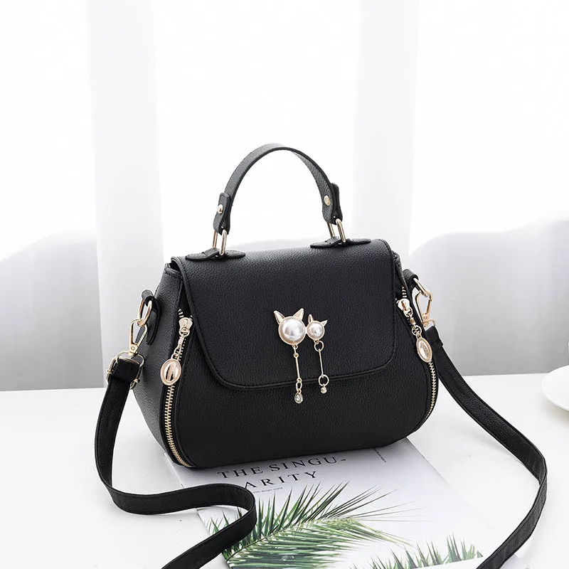 New Fashion Simple Texture Messenger Bag