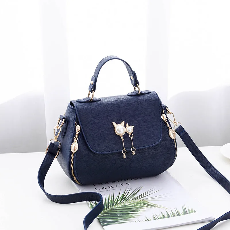 New Fashion Simple Texture Messenger Bag