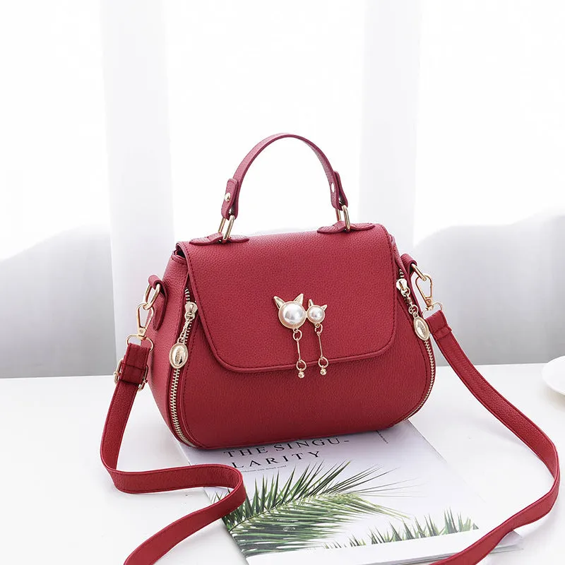 New Fashion Simple Texture Messenger Bag