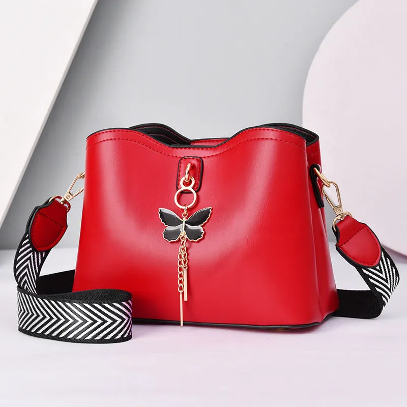 New Fashion Wide Strap Bow Bag