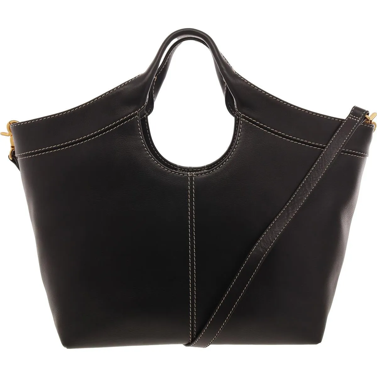 Nfleet Womens Convertible Leather Tote Handbag