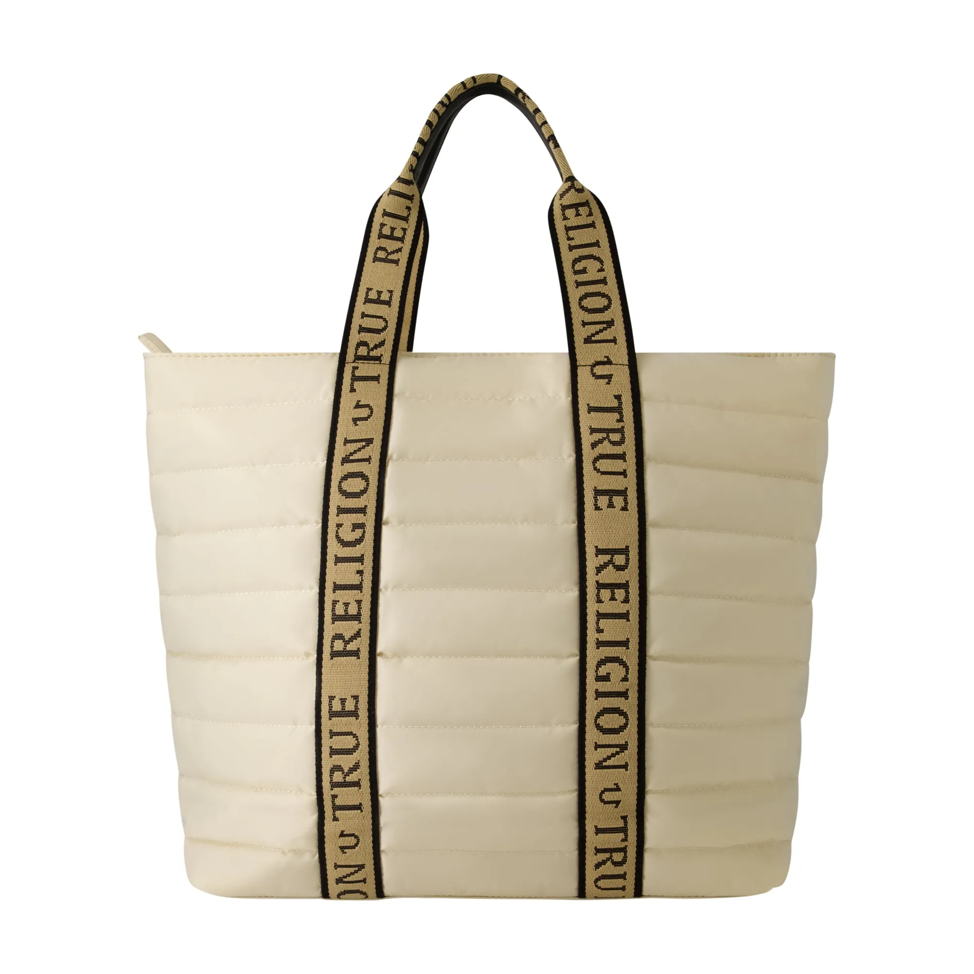 NYLON SOLID QUILTED TOTE