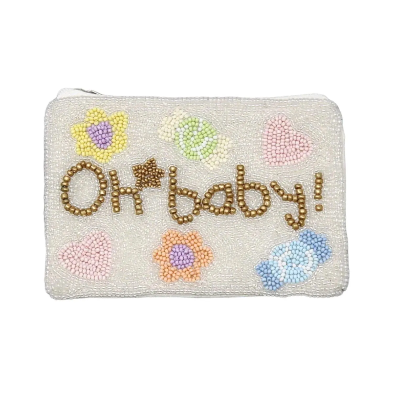 Oh Baby Coin Bag In White