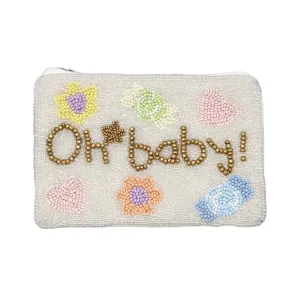 Oh Baby Coin Bag In White