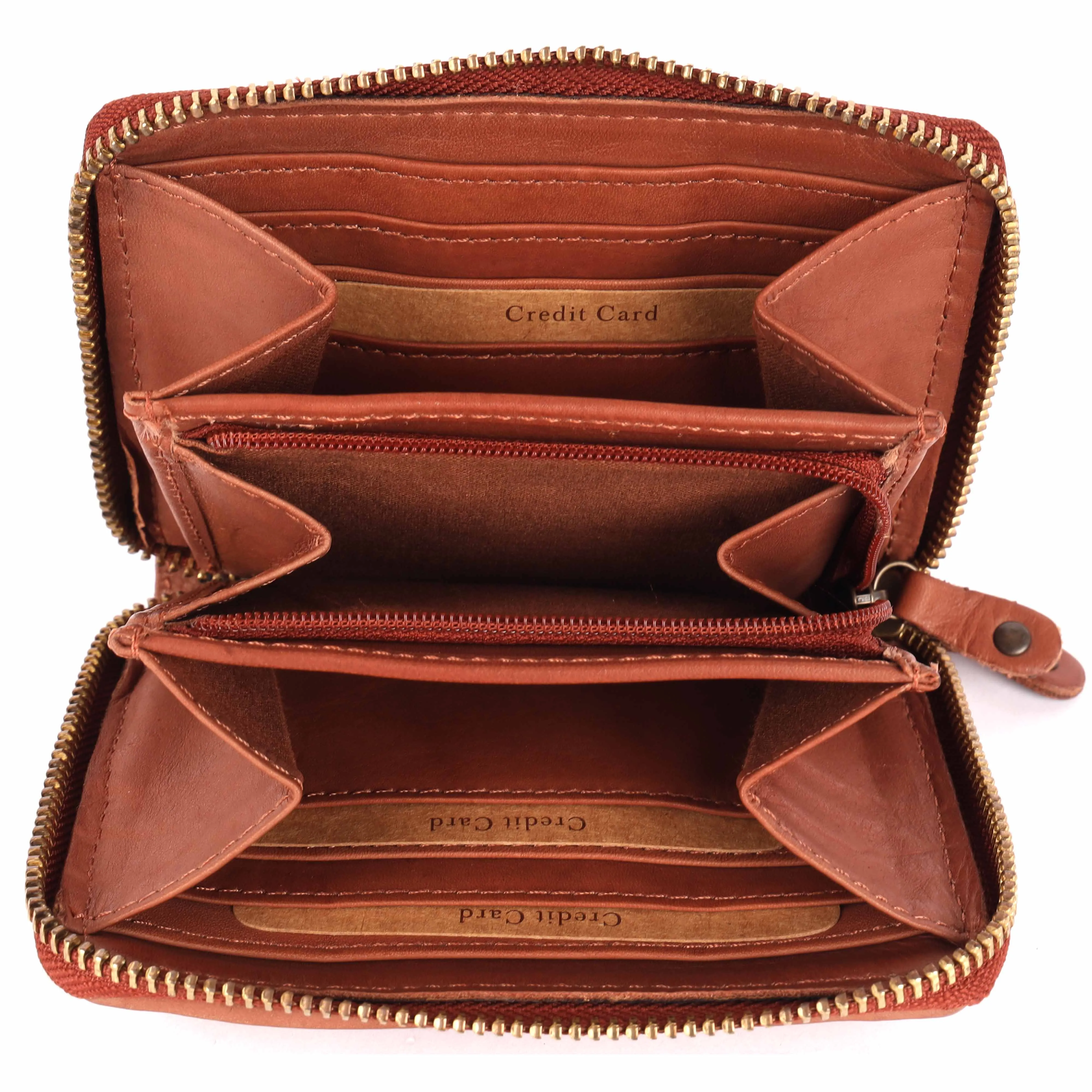 Oliver- The Small Wallet -Cognac