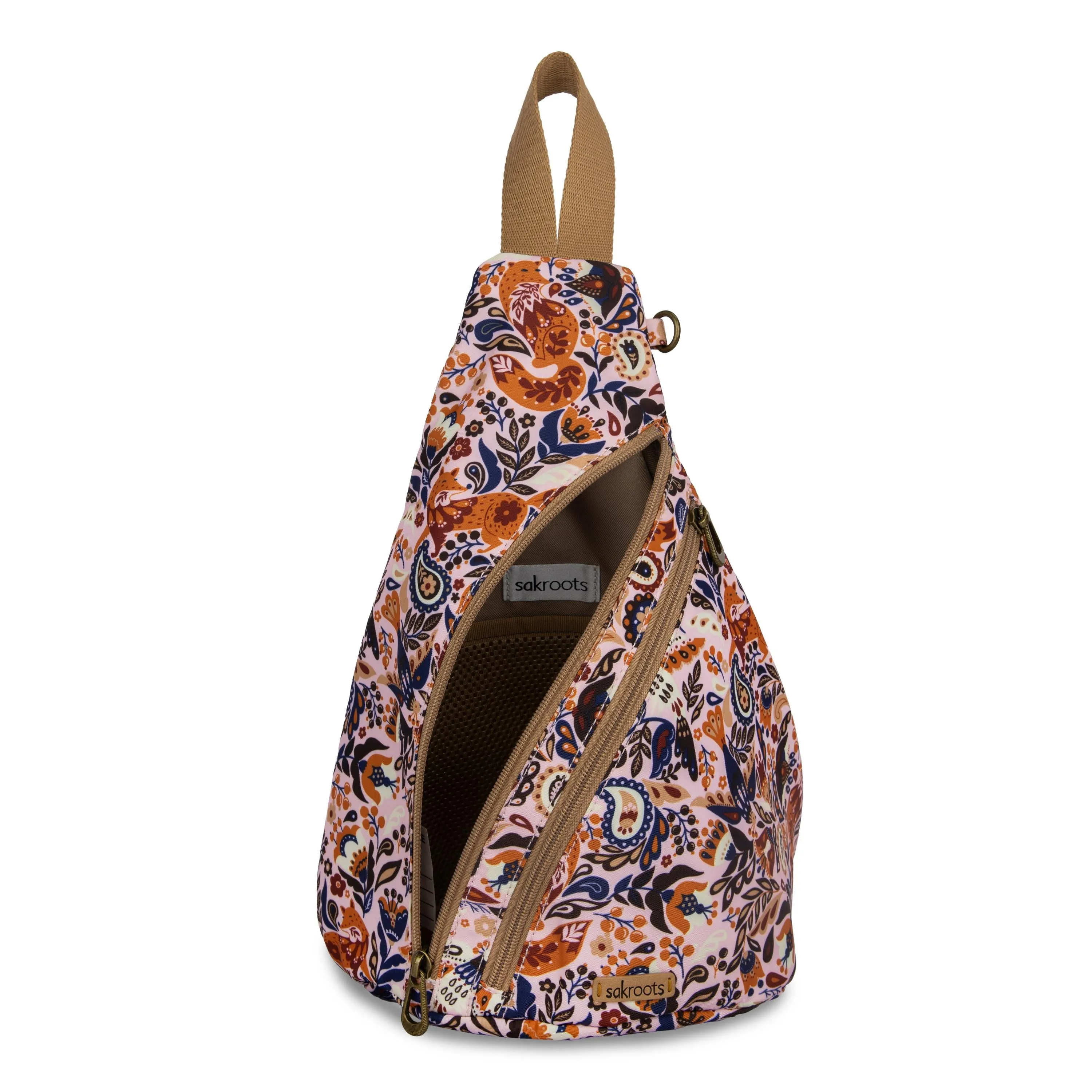 On The Go Sling Backpack - EcoTwill - Autumn Enchant Forest