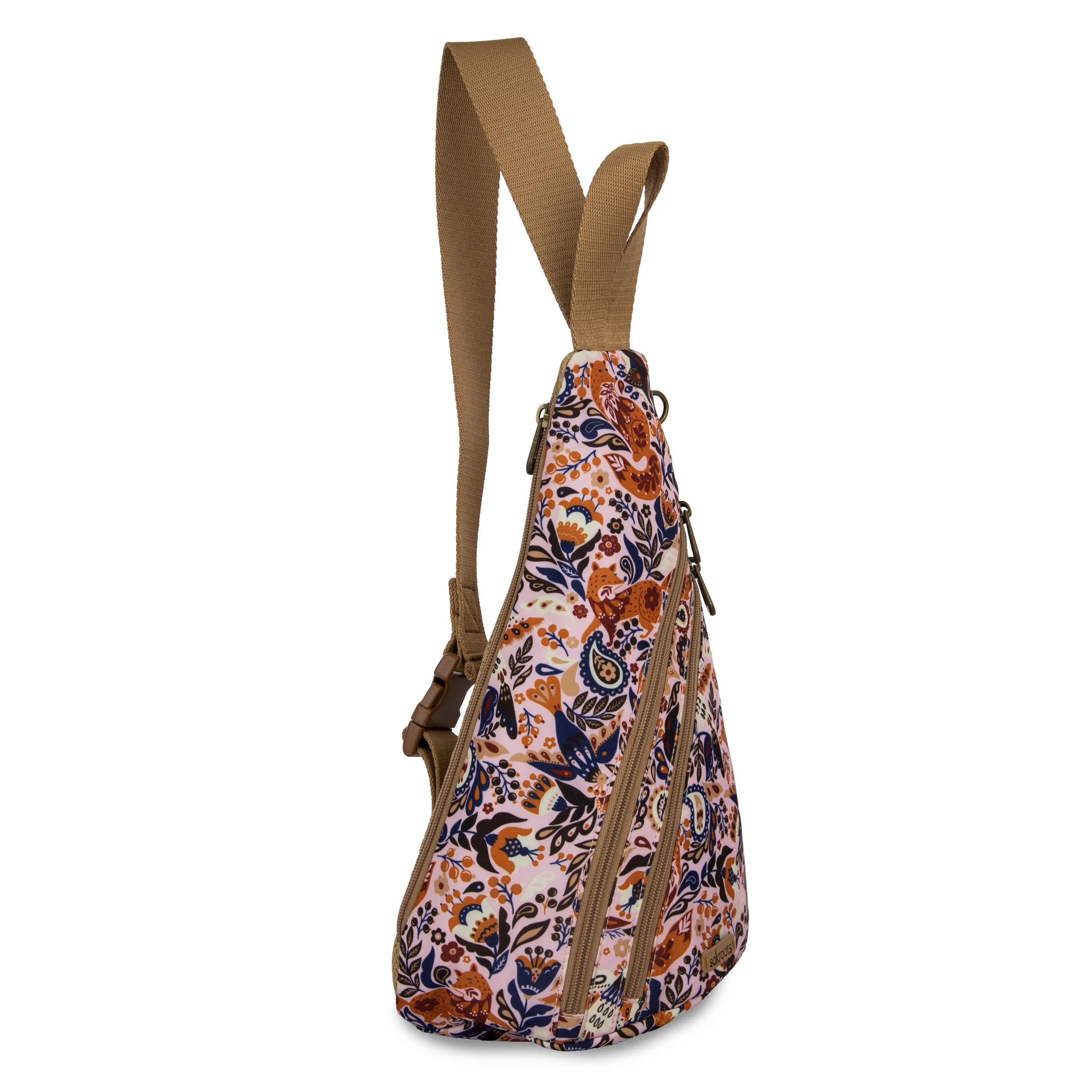 On The Go Sling Backpack - EcoTwill - Autumn Enchant Forest