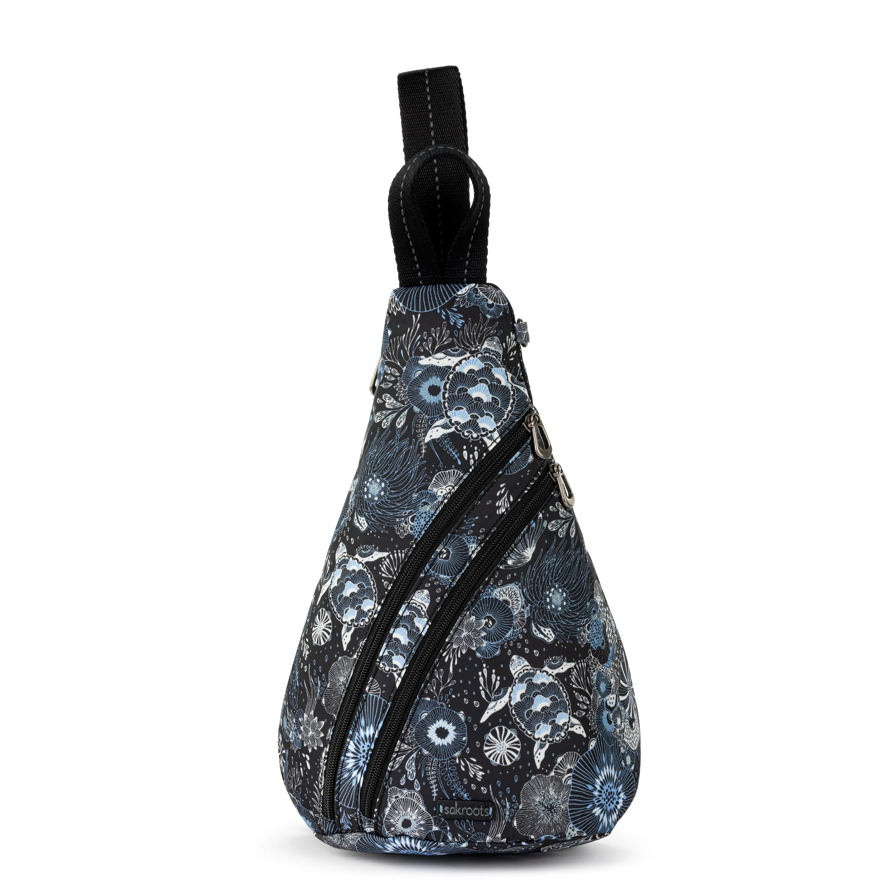 On The Go Sling Backpack - EcoTwill - Midnight Seascape