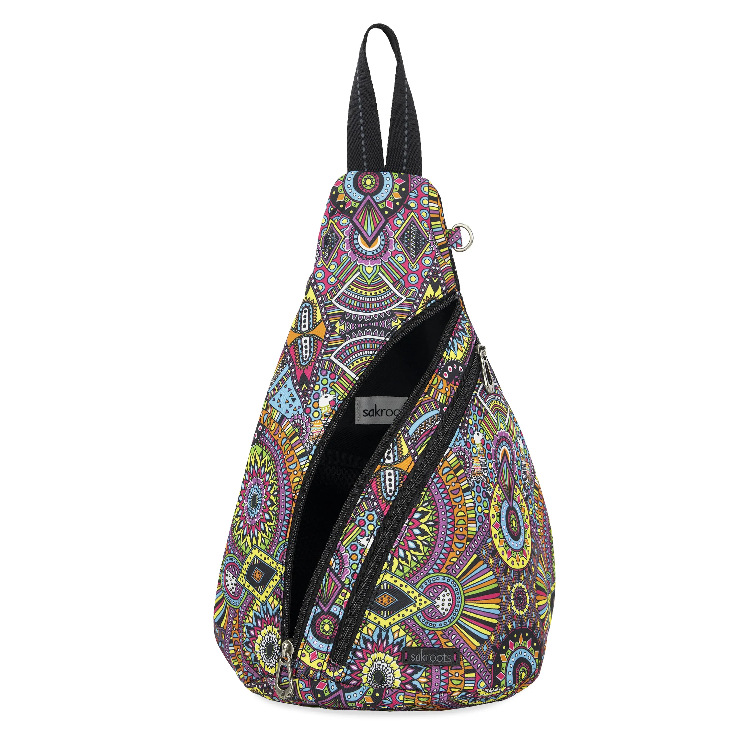 On The Go Sling Backpack - EcoTwill - Rainbow Wanderlust