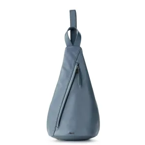 On The Go Sling Backpack - Leather - Maritime