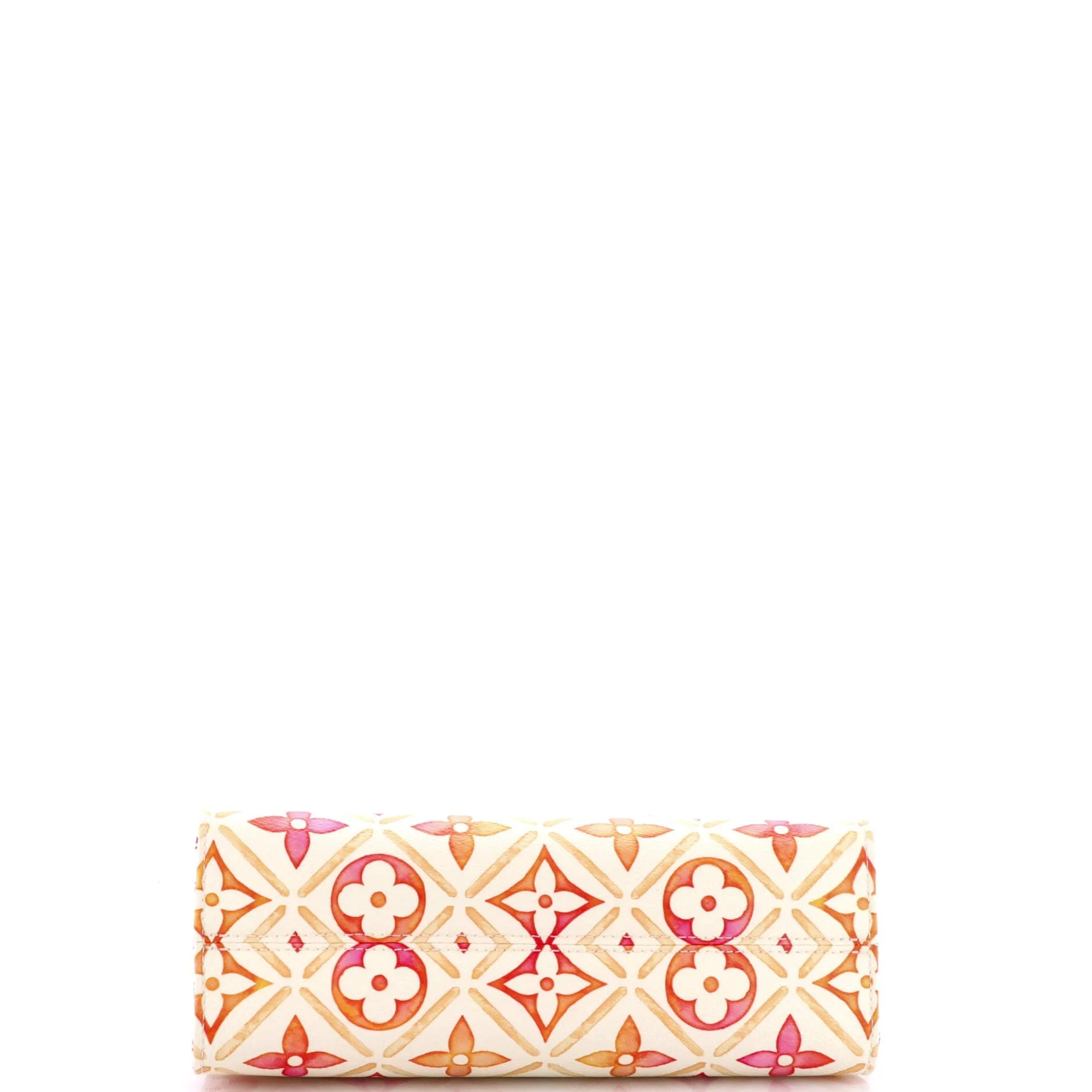 OnTheGo Tote By The Pool Monogram Tile Canvas East West