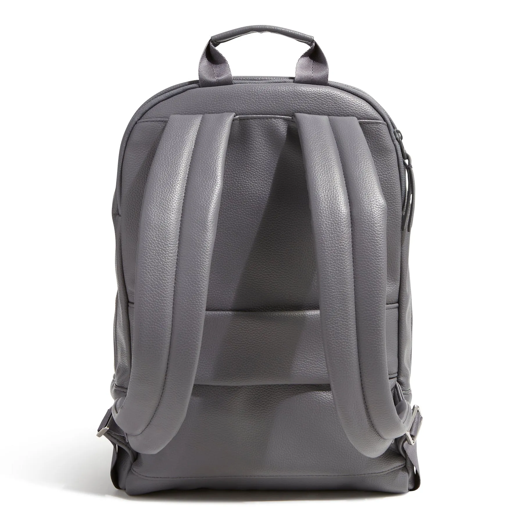 Outlet Faux Leather Commuter Backpack