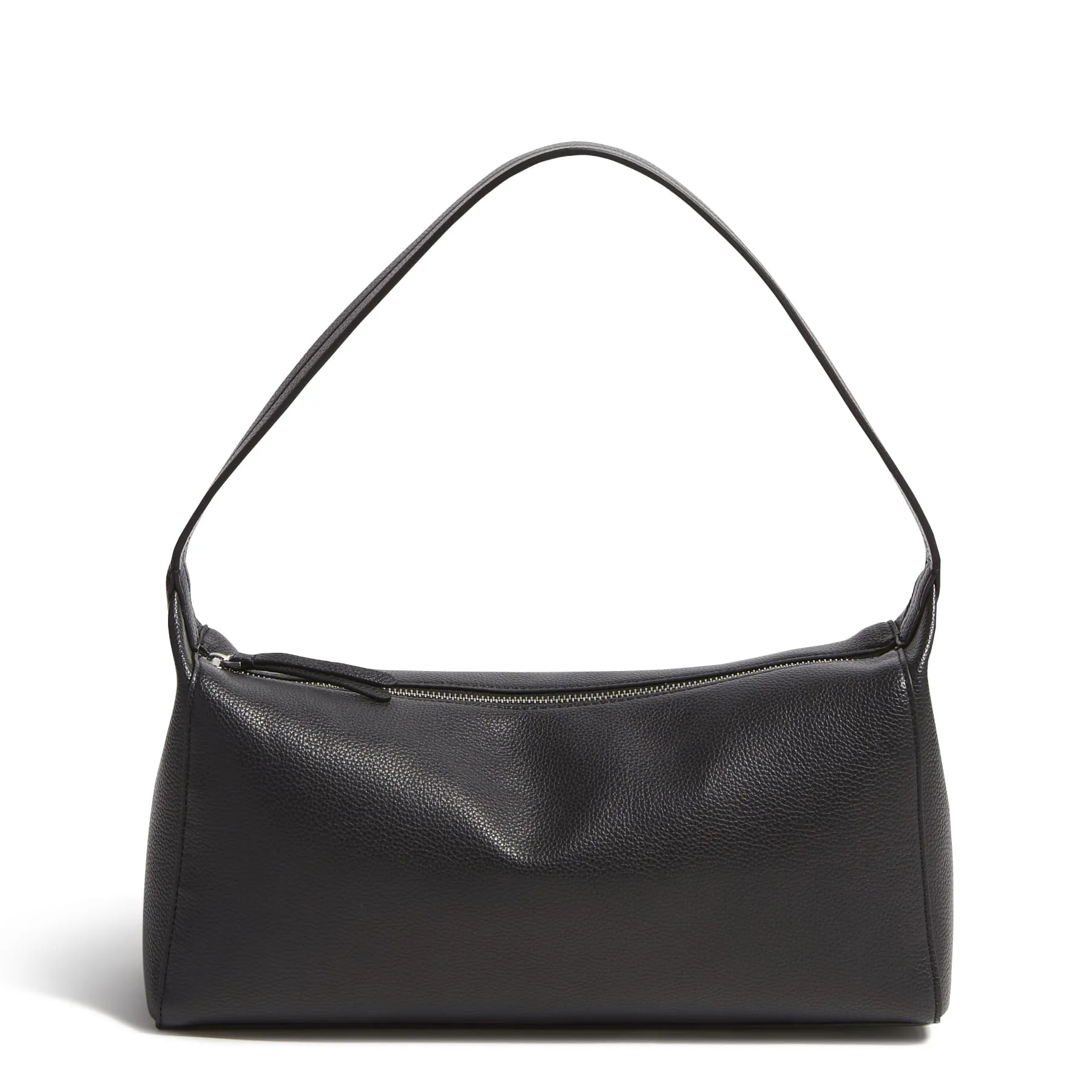 Outlet Faux Leather Slouchy Shoulder Bag
