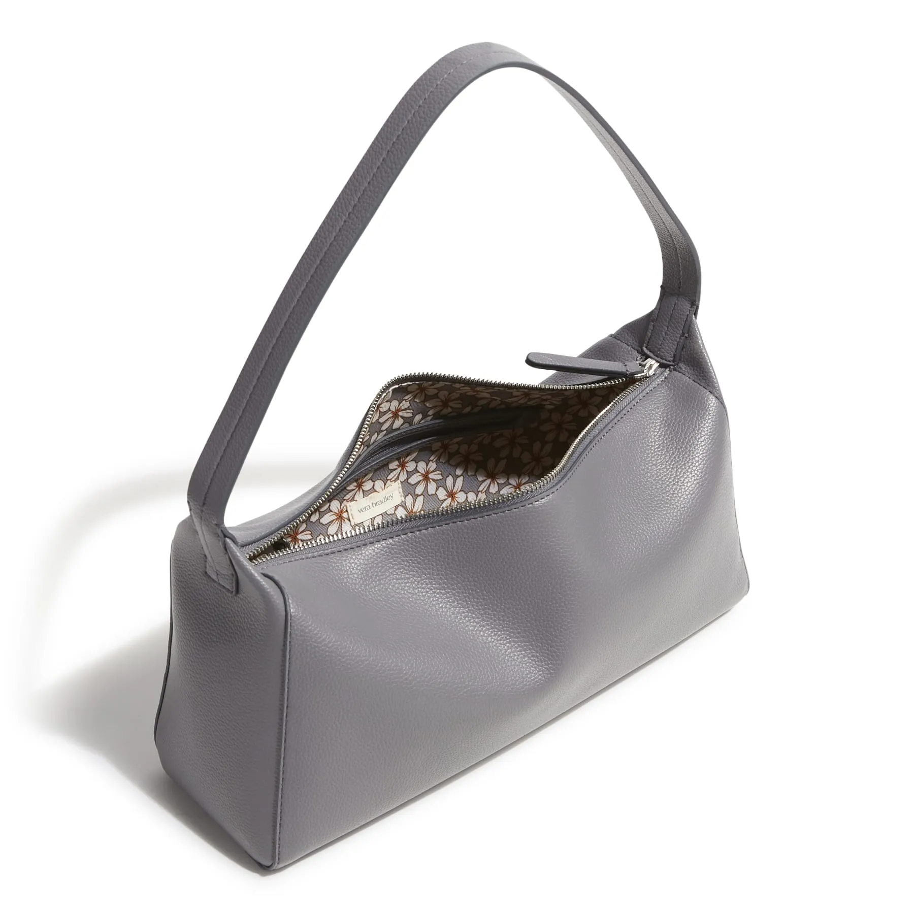 Outlet Faux Leather Slouchy Shoulder Bag
