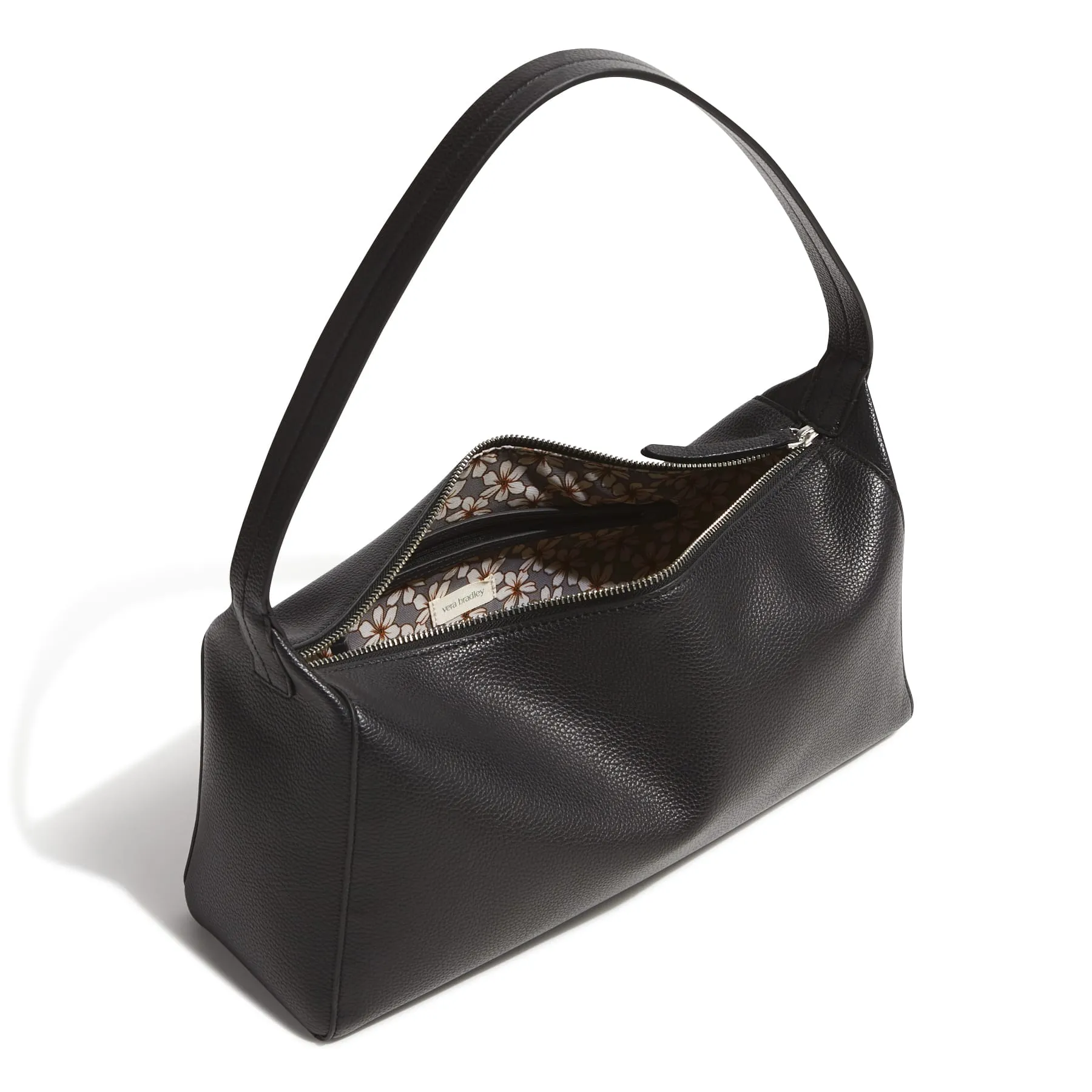 Outlet Faux Leather Slouchy Shoulder Bag