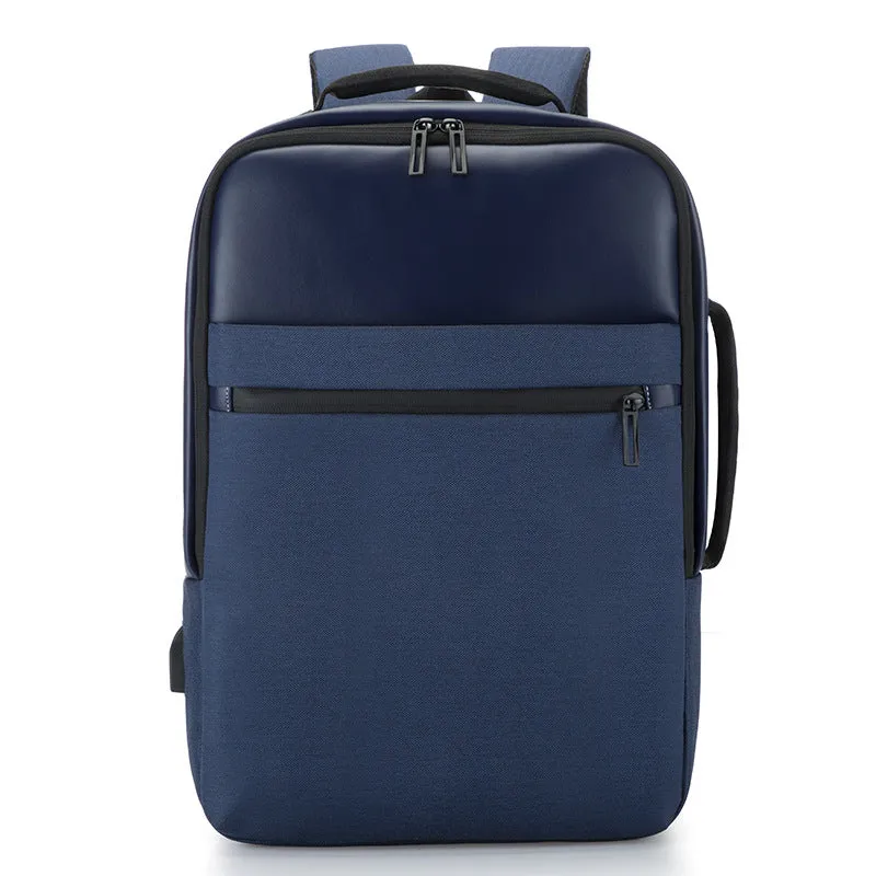 Oxford Cloth USB Business Laptop Backpack for Men