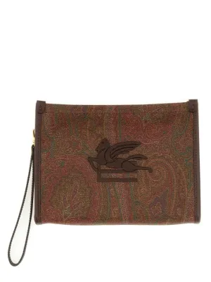 Paisley Jacquard Media Pouch