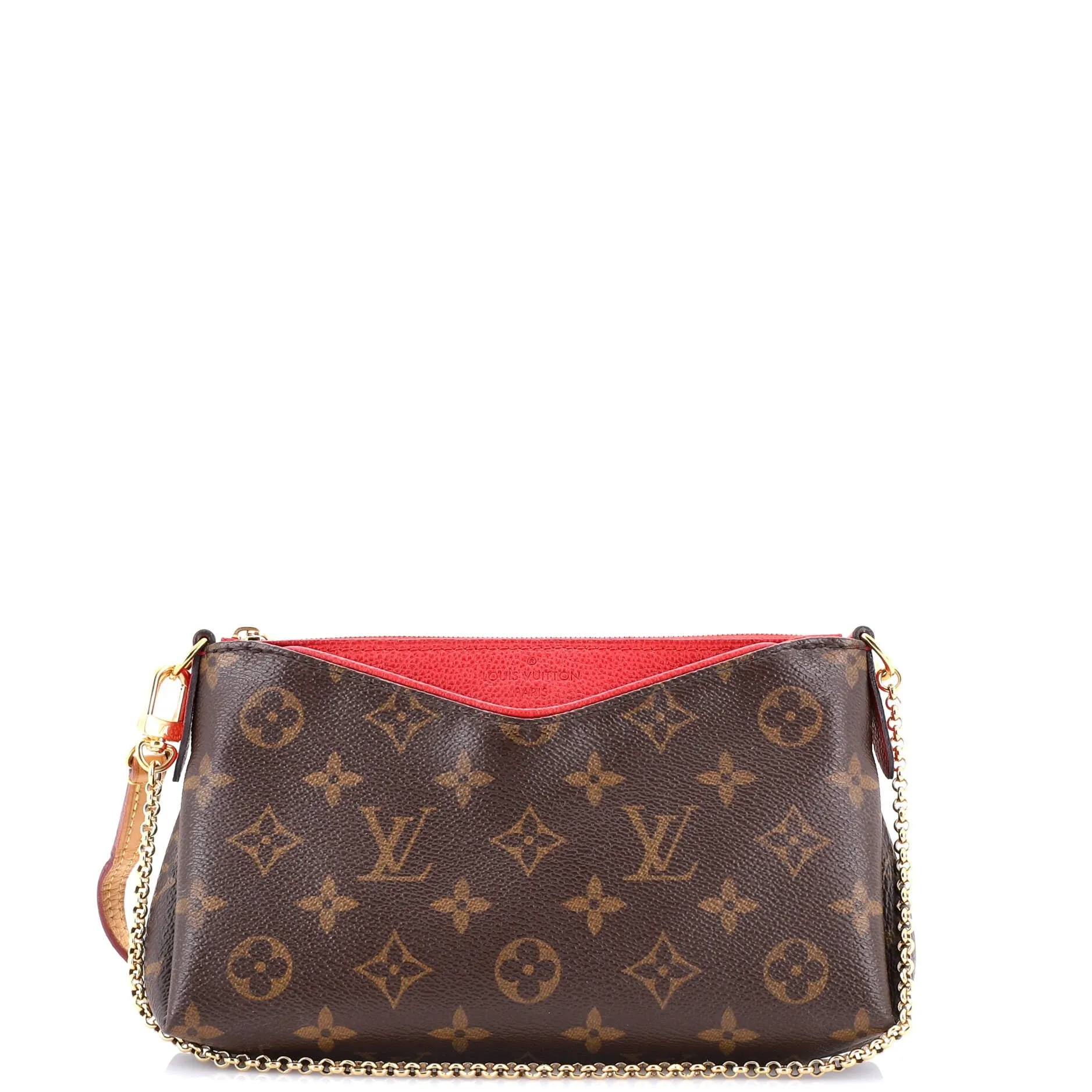 Pallas Clutch Monogram Canvas with Leather