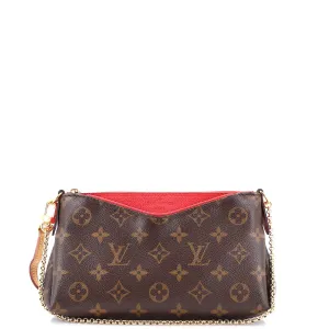 Pallas Clutch Monogram Canvas with Leather