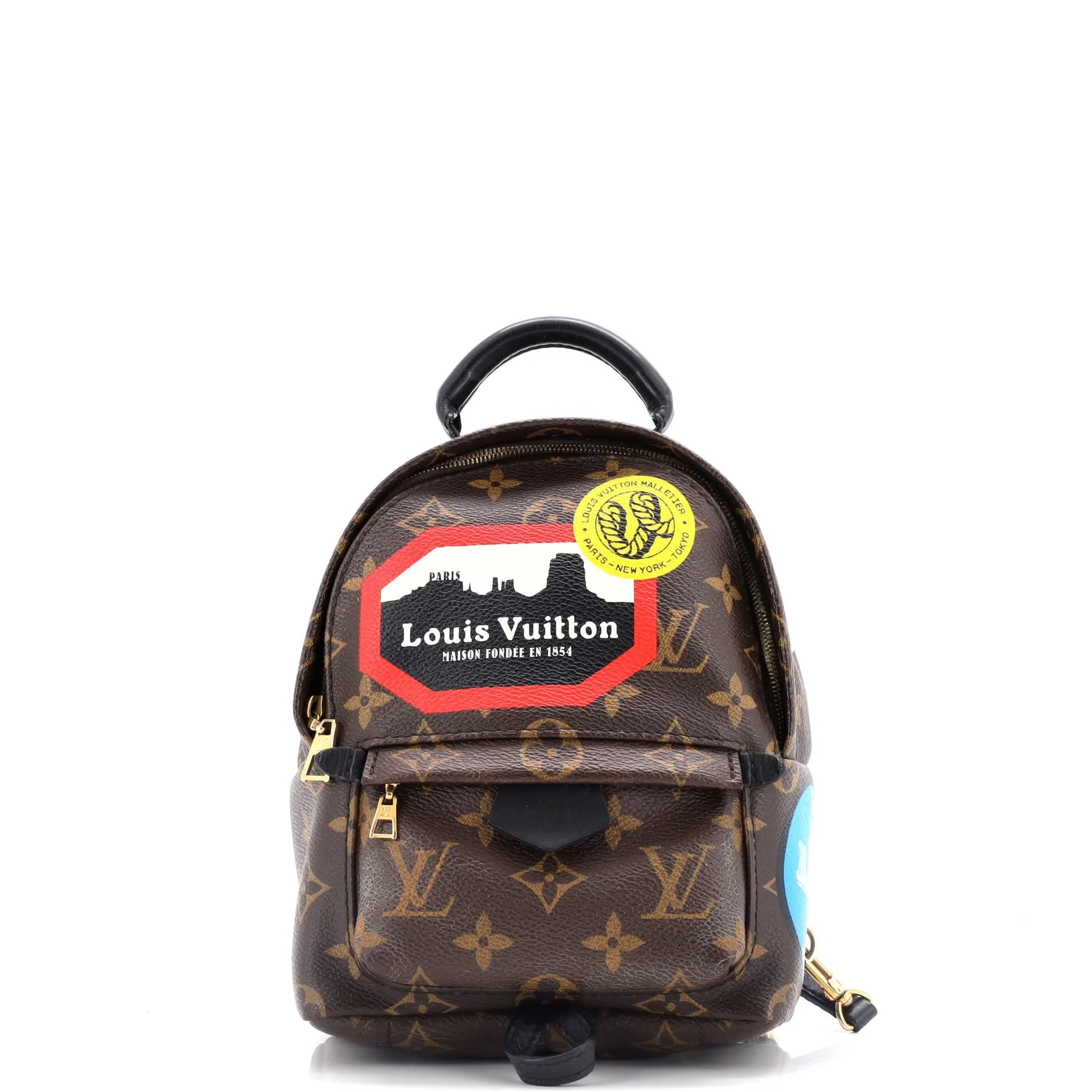 Palm Springs Backpack Limited Edition World Tour Monogram Canvas Mini