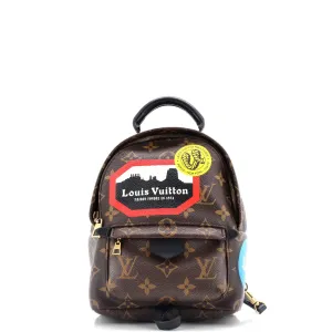 Palm Springs Backpack Limited Edition World Tour Monogram Canvas Mini