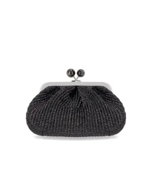 Pasticcino Palmas Small Black Clutch Bag