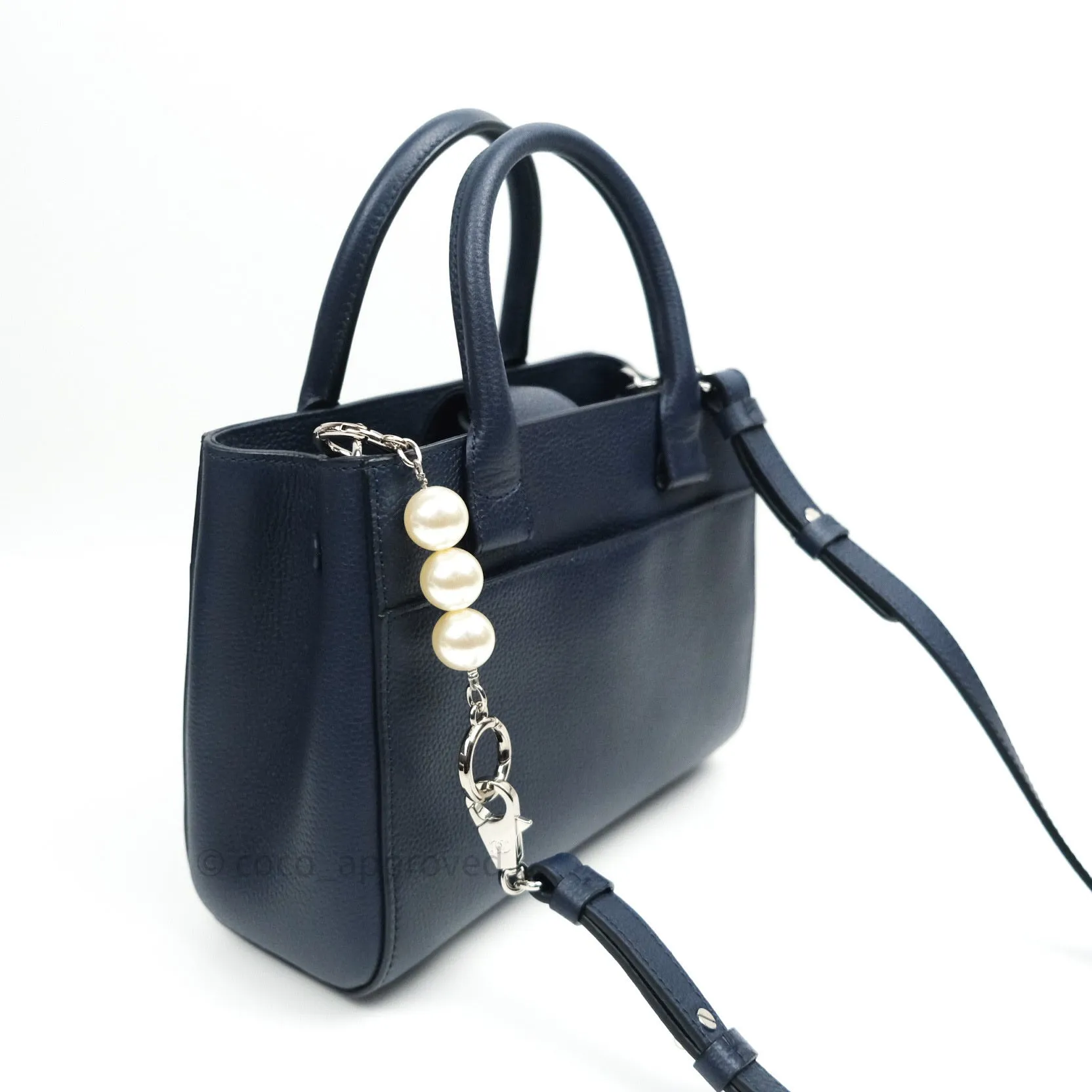 Pearl Strap Extension (Silver/Ivory)