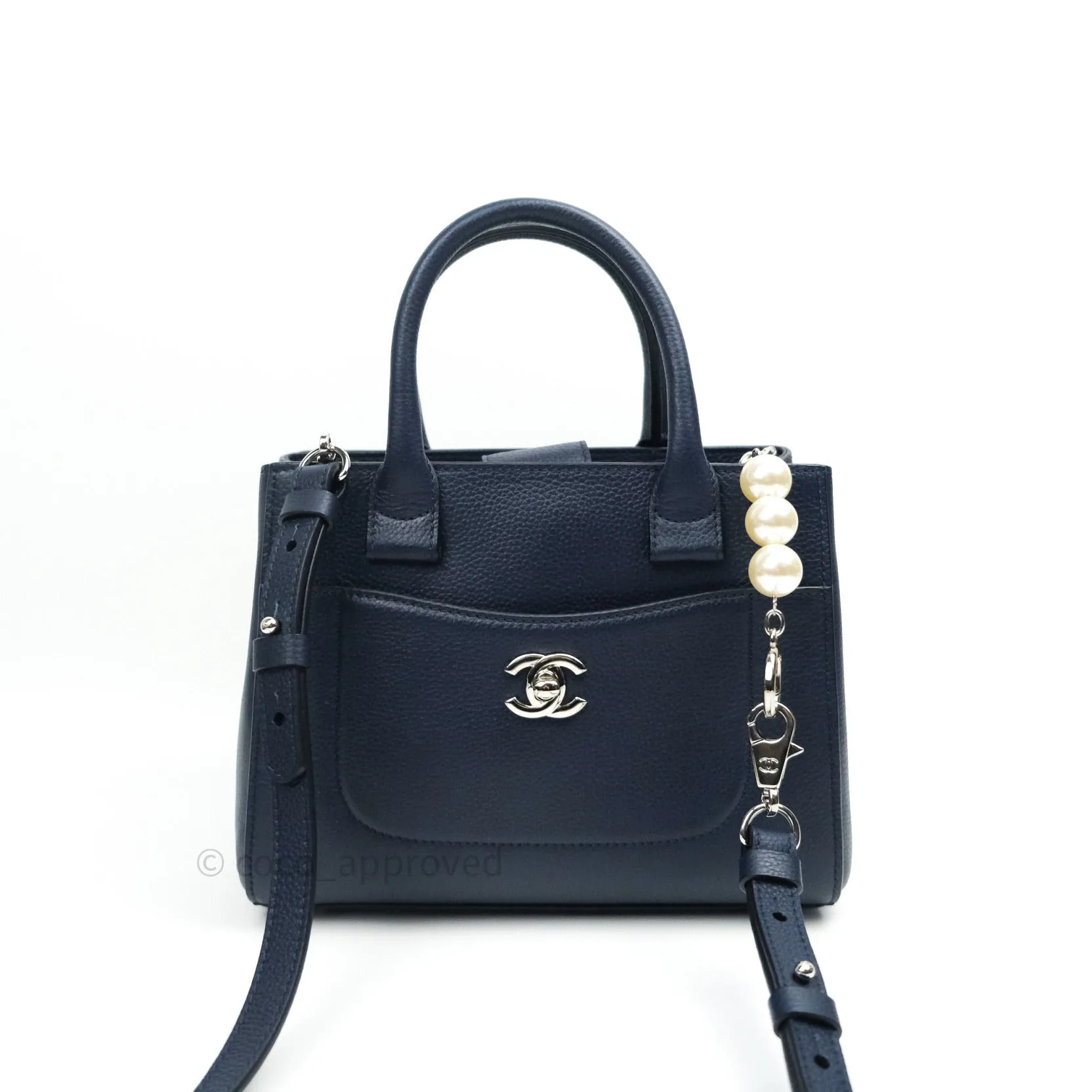 Pearl Strap Extension (Silver/Ivory)