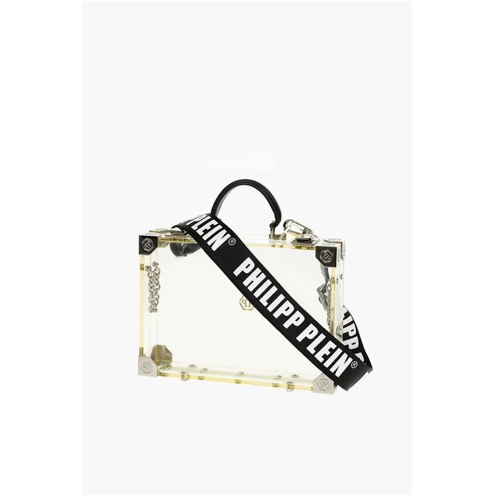 Philipp Plein sheer rigid handbag with removable shoulder Women's strap