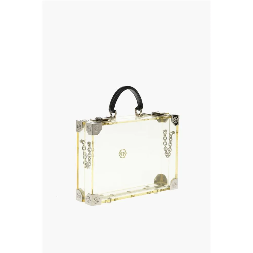 Philipp Plein sheer rigid handbag with removable shoulder Women's strap