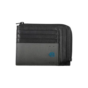 Piquadro Black Leather Men Wallet